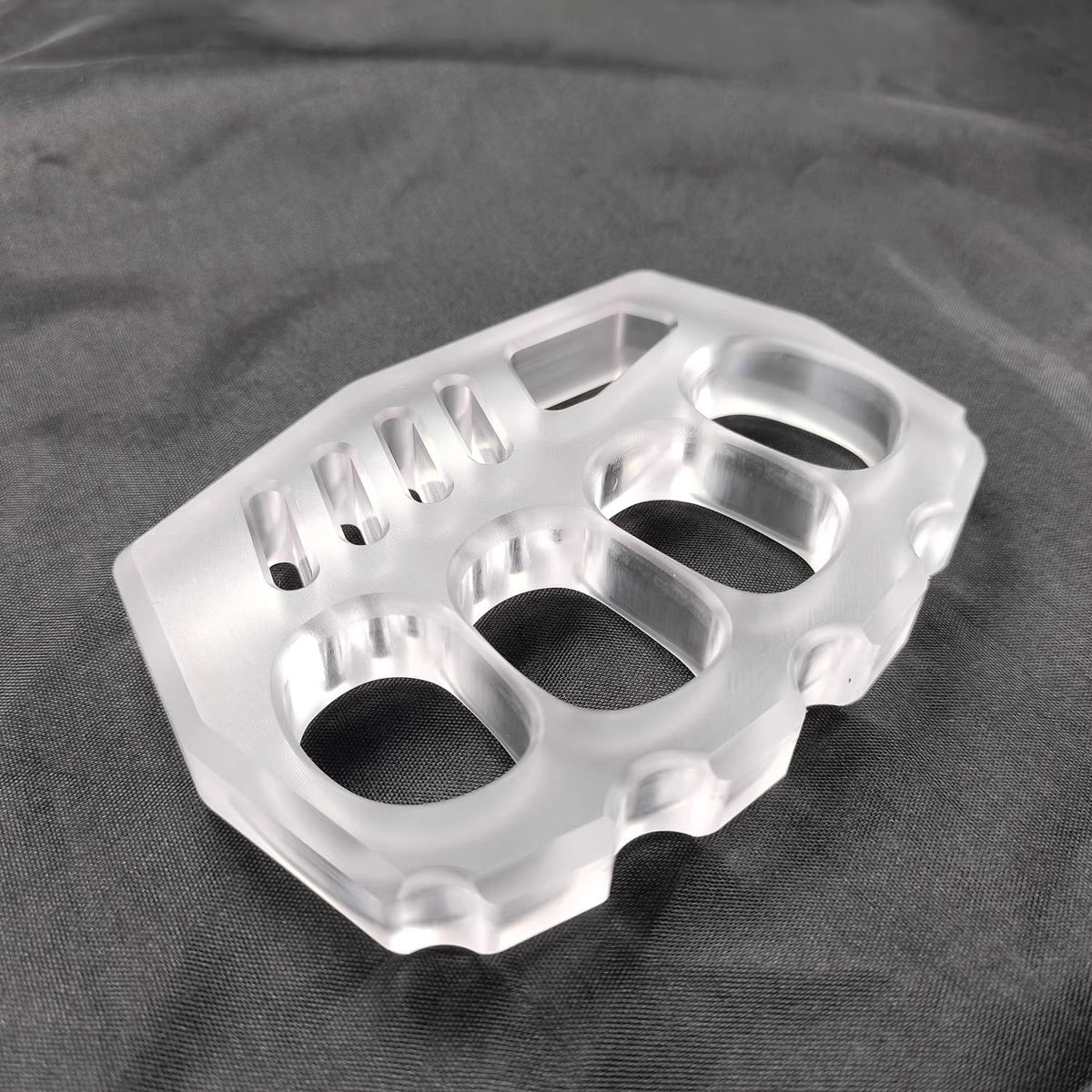 Brass Four Finger Knuckles – PVC Plastic with 14mm Ultra Thick Non-Metal Lightweight detail image - detail view 3