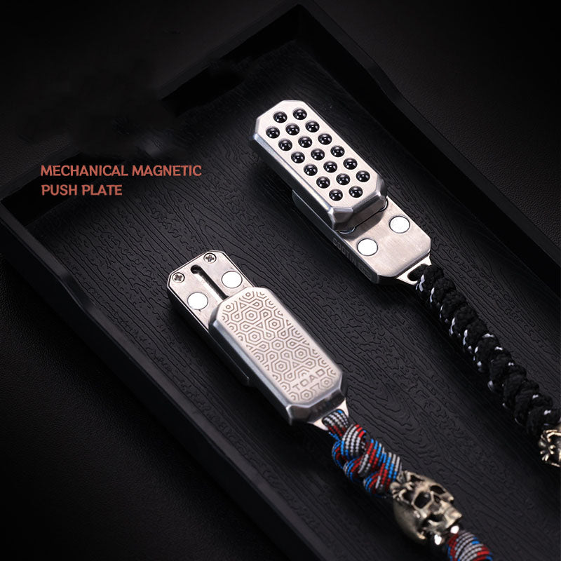 Haptic Fidget Slider – Stainless Steel Push Press Bead EDC Stress Relief Desk Toy detail image - detail view 12
