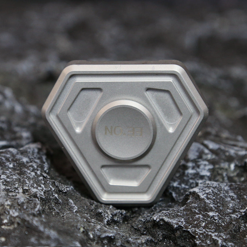 Magnetic Fidget Toy – Steel Spin Top with Dual Rotation Stainless Steel detail image