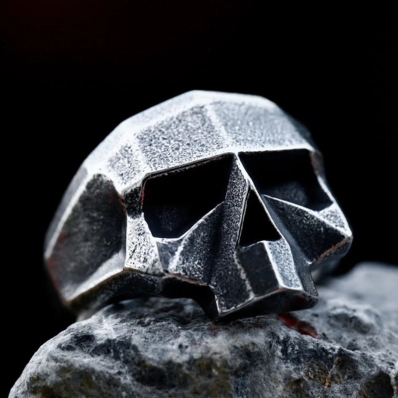 Mechanical Skull Ring – Skeleton with Dark Mech Robotic Gothic Hip Hop Biker Statement product image