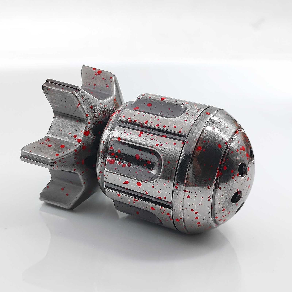 Metal Fidget Toy – RocketDice Rotating Dice Set with Zinc Alloy Bullet-Inspired EDC variant image - product view 12