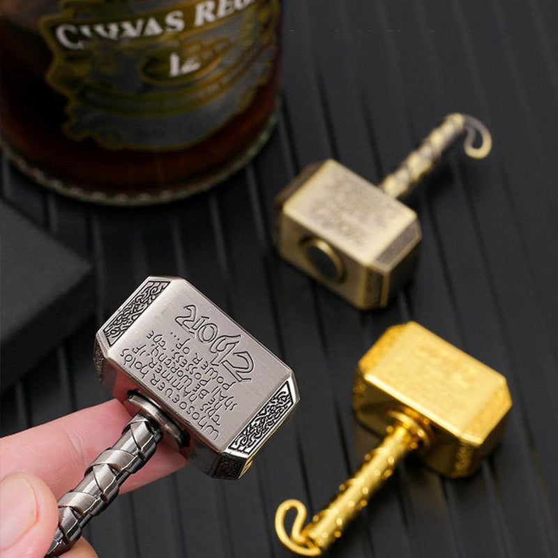 Ratchet Fidget Spinner – Thor's Spin Heavy Metal with Thor's Hammer Design with Click EDC detail image - detail view 11