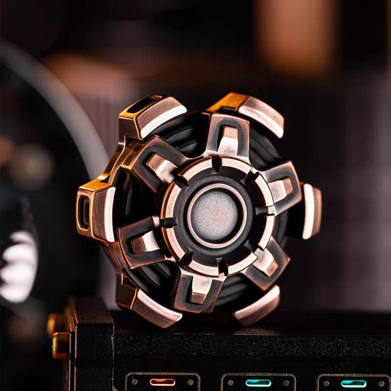 Stainless Steel Fidget Spinner – Machinarium with Dual Ring EDC variant image - product view 4