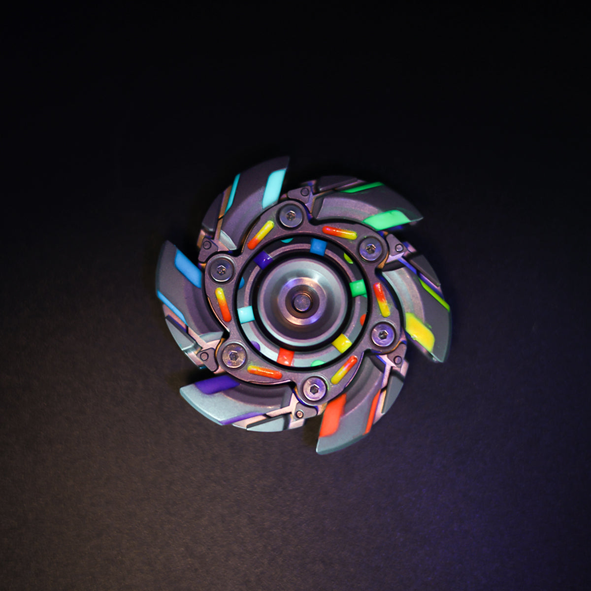Stainless Steel Fidget Spinner – WarpFang Mecha with EDC Stress Relief Toy variant image - product view 35