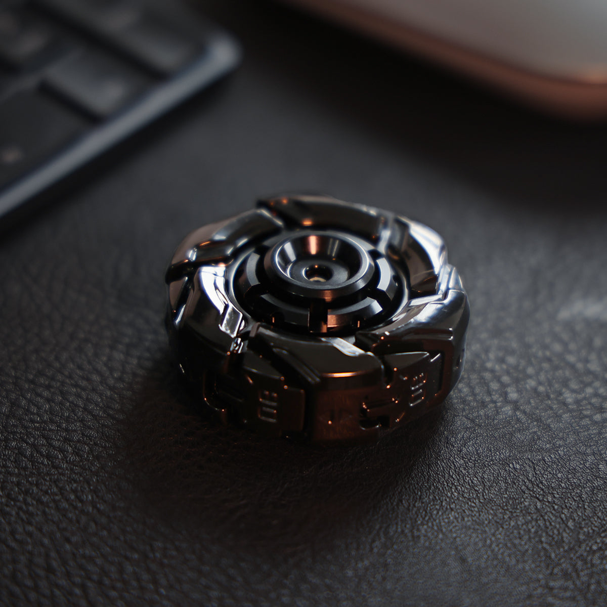 Stainless Steel Fidget Spinner – WarpFang Mecha with EDC Stress Relief Toy detail image - detail view 3