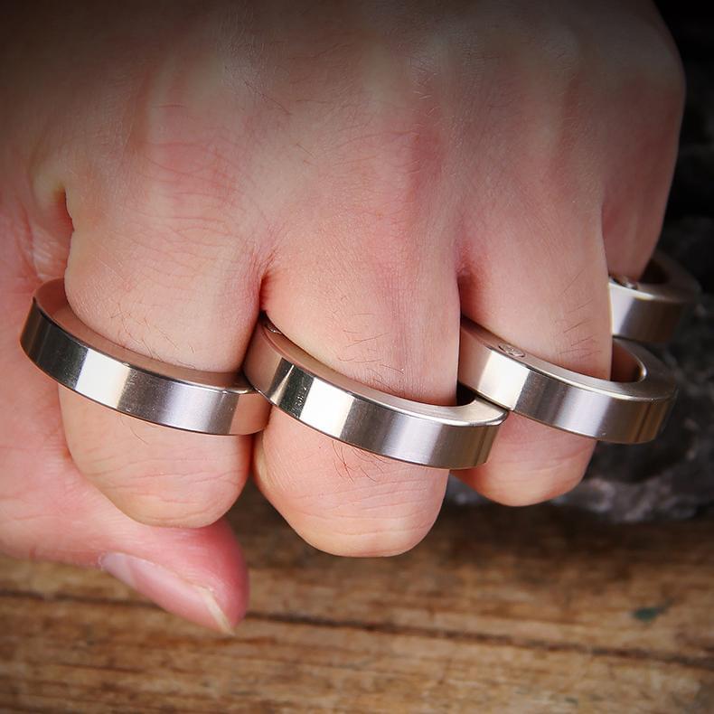 Stainless Steel Four Finger Knuckles – 304 Folding with Transformable Security Friendly detail image - detail view 5