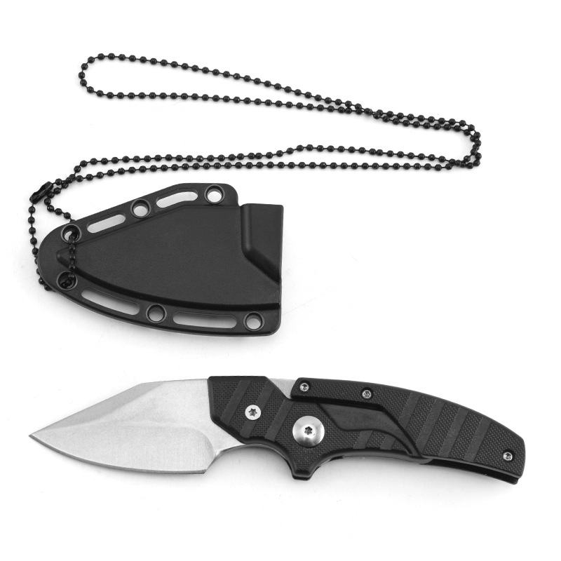 Steel Folding Knife – D2 2-in-1 Transformable Push Dagger EDC Tactical Self Defense detail image - detail view 20