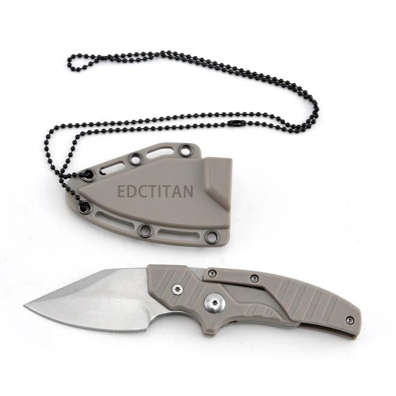 Steel Folding Knife – D2 2-in-1 Transformable Push Dagger EDC Tactical Self Defense detail image - detail view 24