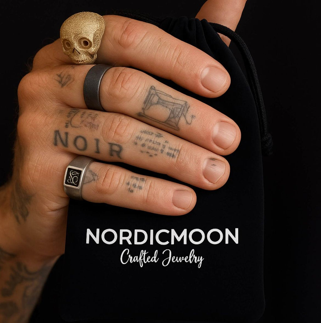 Viking Rune Bracelet – Nordic Bangle Gothic Punk Statement for Alternative Styling detail image - detail view 9
