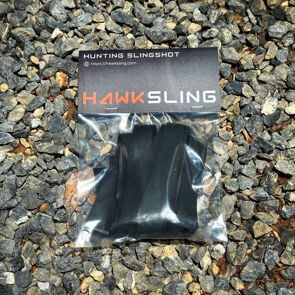 Wrist Brace Slingshot – Rocket Bands with 10-Pack 0.65mm Flat Bands Tapered 25mm→15mm detail image