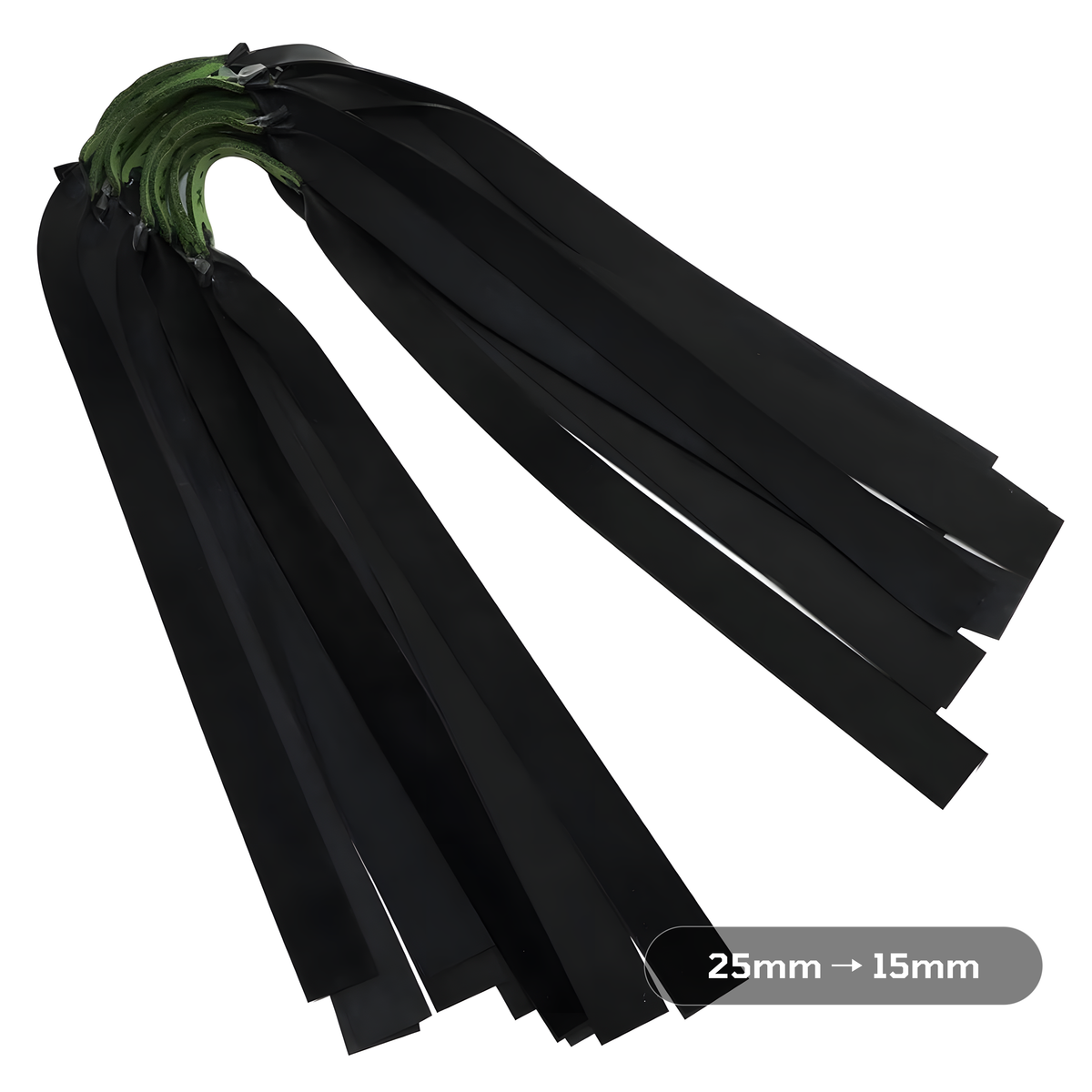 Wrist Brace Slingshot – Rocket Bands with 10-Pack 0.65mm Flat Bands Tapered 25mm→15mm product image
